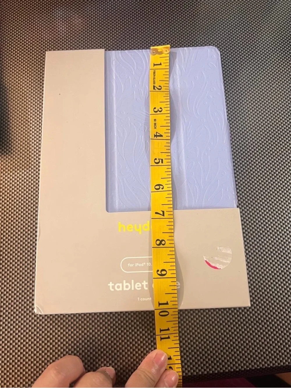 heyday Pastel Blue Tablet Folio Case with Textured Cover